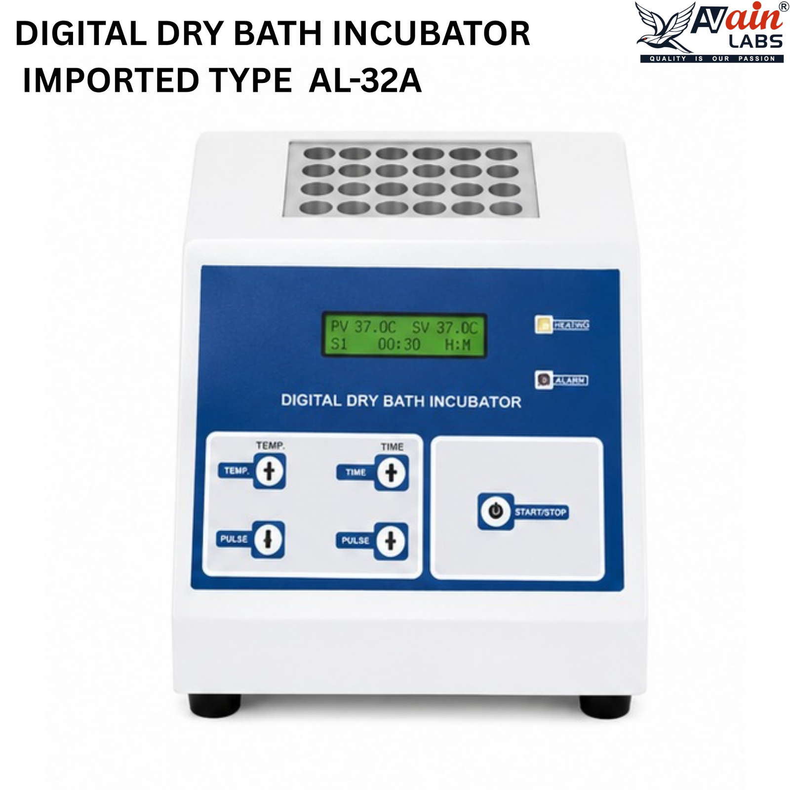AVAIN LABS® DIGITAL DRY BATH INCUBATOR AL-32A - Image 2