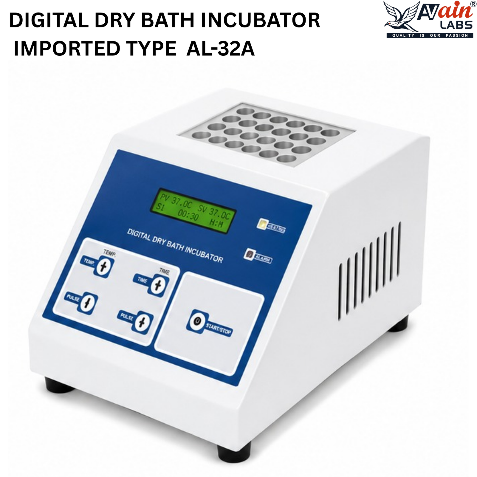 AVAIN LABS® DIGITAL DRY BATH INCUBATOR AL-32A