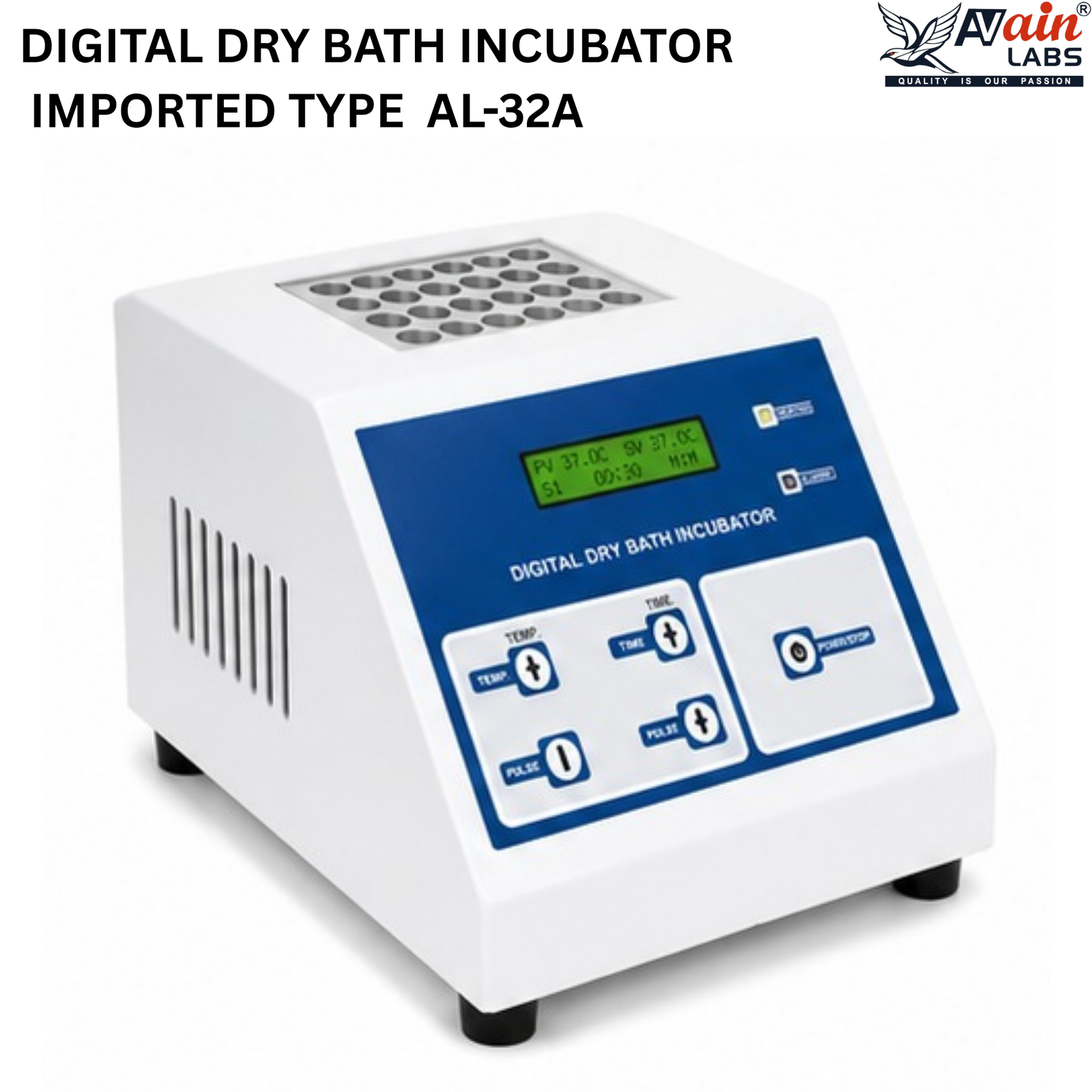 AVAIN LABS® DIGITAL DRY BATH INCUBATOR AL-32A - Image 3