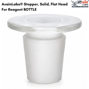 AVAIN LABS® Stopper, Solid, Flat Head For Reagent BOTTLE